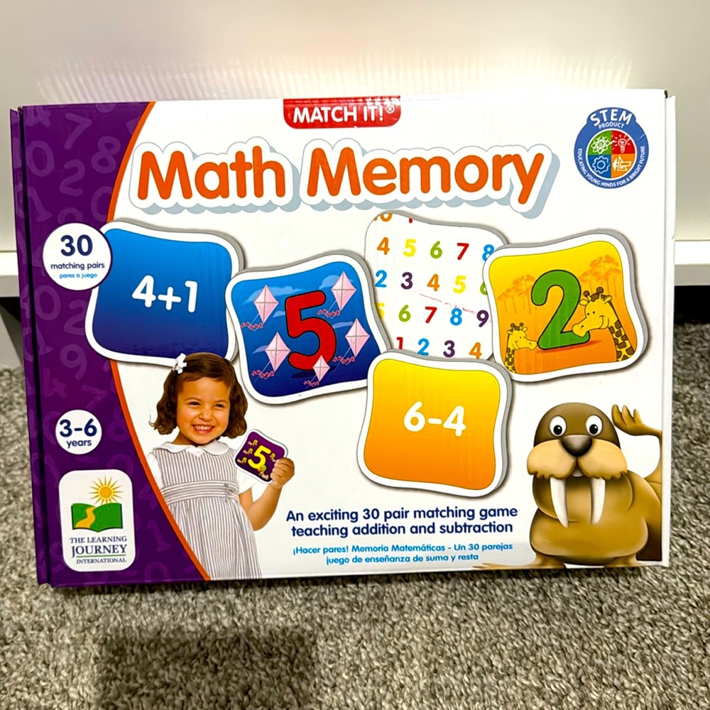 Math Memory - addition and subtraction